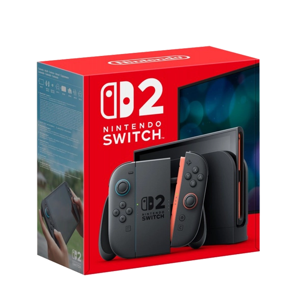 Nintendo Switch 2 spelcomputer, verpakking